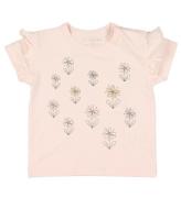 Fixoni T-shirt - Soft Rose m. Blomster