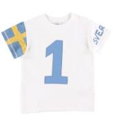 Hust and Claire T-shirt - Arthur - Hvid m. Sverige