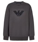 Emporio Armani Sweatshirt - KoksgrÃ¥ m. Logo