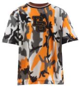 Dolce & Gabbana T-Shirt - Reborn To Live - Orange/GrÃ¥ Camouflage