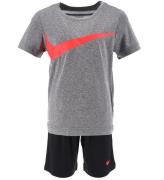 Nike ShortssÃ¦t - T-shirt/Shorts - Sort/GrÃ¥
