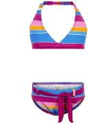 Color Kids Bikini - Tippe - UV40+ - Berry m. Striber