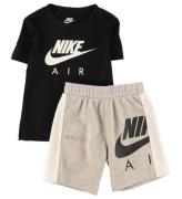 Nike ShortssÃ¦t - T-shirt/Shorts - Light Iron Ore Heather