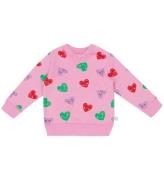 Stella McCartney Kids Sweatshirt - Rosa m. Hjerter