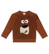 Stella McCartney Kids Sweatshirt - Brun m. BjÃ¸rn/Fleece