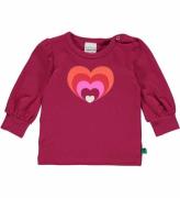 Freds World Bluse - Heart - Plum