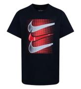 Nike T-shirt - Sort m. RÃ¸d/GrÃ¥