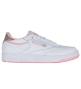 Reebok Sko - Club C - Tennis - Hvid/Rosa