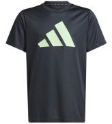 adidas Performance T-shirt - U TR-ES Logo T - Sort/GrÃ¸n