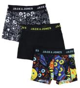 Jack & Jones Boxershorts - 3-pak - Jacsugar Skull - Sort