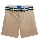 Polo Ralph Lauren Shorts - Bedford - Khaki m. BÃ¦lte