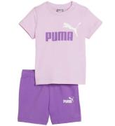Puma SÃ¦t - T-shirt/Shorts - Minicats - Grape Mist