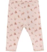 En Fant Leggings - AOP - Peach Whip m. Blomster