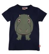 DYR-Cph T-Shirt - Din Ven - Dark Navy Flodhest