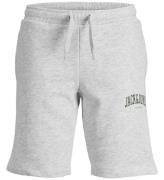 Jack & Jones Sweatshorts - JpstJosh - White Melange