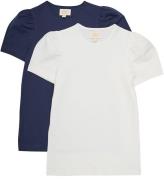 Creamie T-shirt - 2-pak - Cloud/Navy