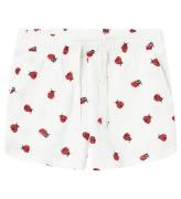 Name It Shorts - NmfVigga - Bright White/Ladybugs