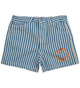 Bobo Choses Shorts - Circle stripes - Blue