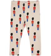 Bobo Choses Leggings - Little Tin Soldiers - Off White