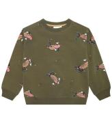 The New Sweatshirt - TnLexington - Ivy Green Hot Dog AOP