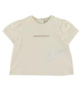 Emporio Armani T-shirt - Hvid m. Beige