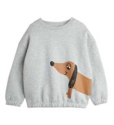 Mini Rodini Sweatshirt - Dog - Grey Melange