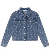 Name It Denimjakke - NkfPhine - Dark Blue Denim m. MÃ¸nster