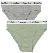 Calvin Klein Bikinitrusser - 2-pak - Jadeite/Greyheather