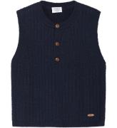 Hust and Claire Vest - Strik - Uld - Edi - More Navy