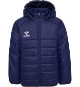 Hummel Dynejakke - HmlGo Quilted Hood - Marine