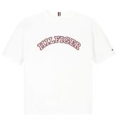 Tommy Hilfiger T-shirt - Monotype Embroidered - Hvid