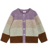 Hust and Claire Cardigan - Strik - Charlotte - Dark Plum m. Glim