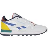 Reebok Sko - Classic Leather - Running - Moon/Navy/RÃ¸d