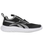 Reebok Sko - Rush Runner Slip-On - Sort/GrÃ¥/Hvid