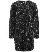 Vero Moda Girl Kjole - VmBella - Black/Silver Sequins