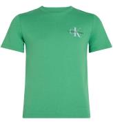 Calvin Klein T-Shirt - Chest Monogram - Vintage Green