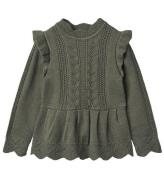 Fliink Bluse - Strik - Alilly Peplum - Beetle