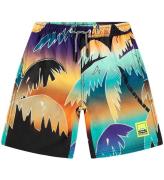 Molo Badeshorts - UV50+ - Nilson - Faded Palmtrees