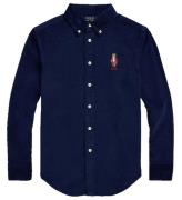 Polo Ralph Lauren Skjorte - FlÃ¸jl - Navy