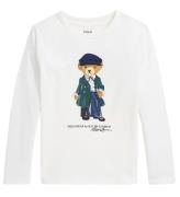 Polo Ralph Lauren Bluse - Hvid m. Bamse