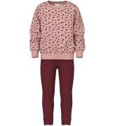 Name It SÃ¦t - Sweatshirt/Leggings - NmfOliana - Mellow Ro