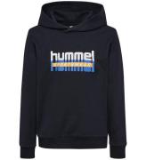 Hummel Hættetrøje - hmlTukas - Sort m. Print