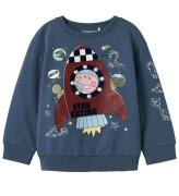 Name It Sweatshirt - NmmDeb - Peppa Pig - China Blue