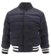 Moncler Dunjakke - Dives - Navy m. Logo