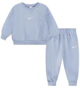 Nike Sweatsæt - Cobalt Bliss Heather