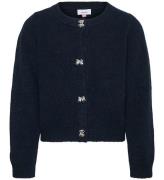 Vero Moda Girl Cardigan - Strik - VmFiona - Navy Blazer/W. MELAN