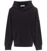 Stone Island Hættetrøje - Navy Blue m. Logo