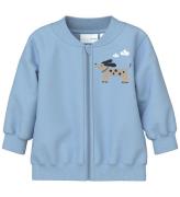 Name It Cardigan - NbmVonne - Cerulean/Dog On Wheels