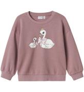 Name It Sweatshirt - NmfValona - Elderberry/Swans