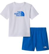 The North Face Sæt - T-shirt/Shorts - White/Hero Blue